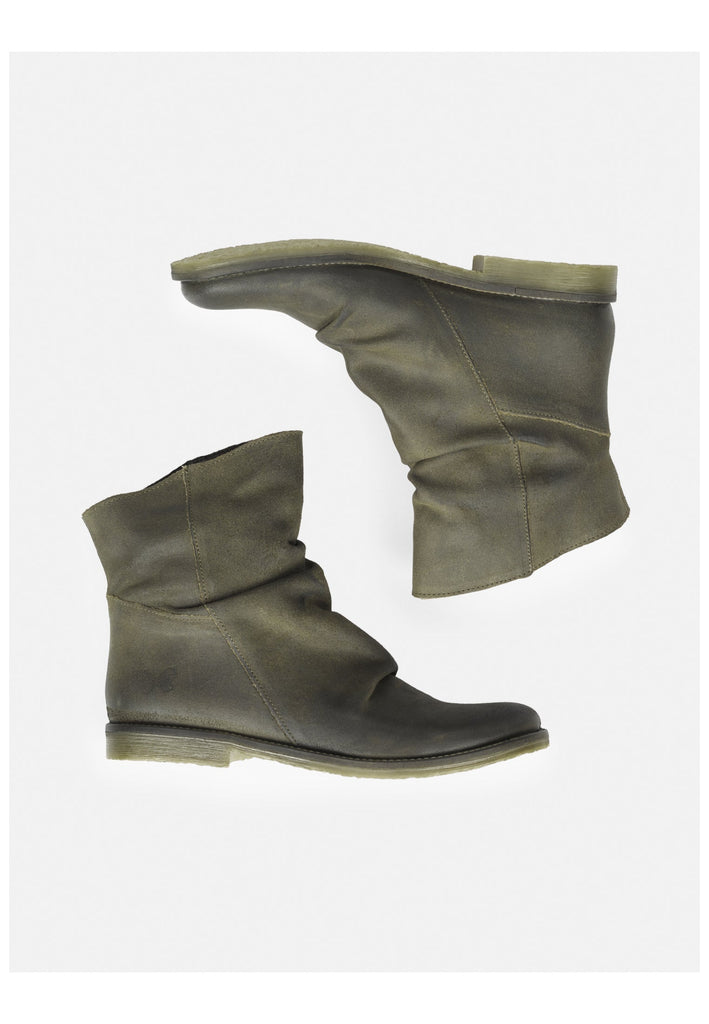 FELMINI Stiefelette Veloursleder Grün