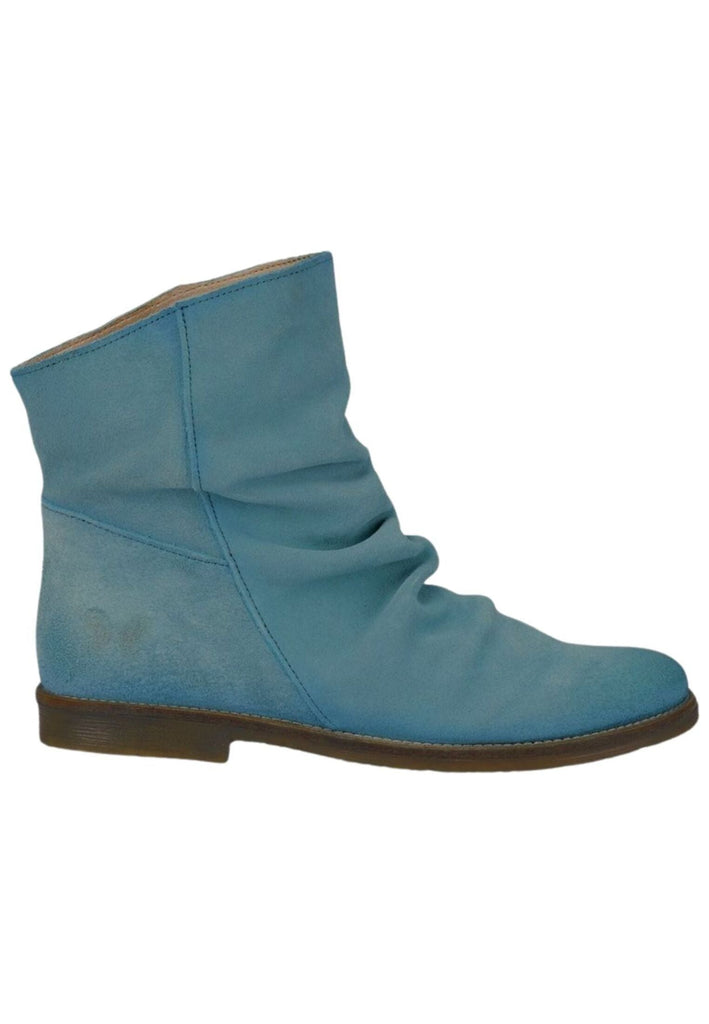 FELMINI Stiefelette Veloursleder Hellblau