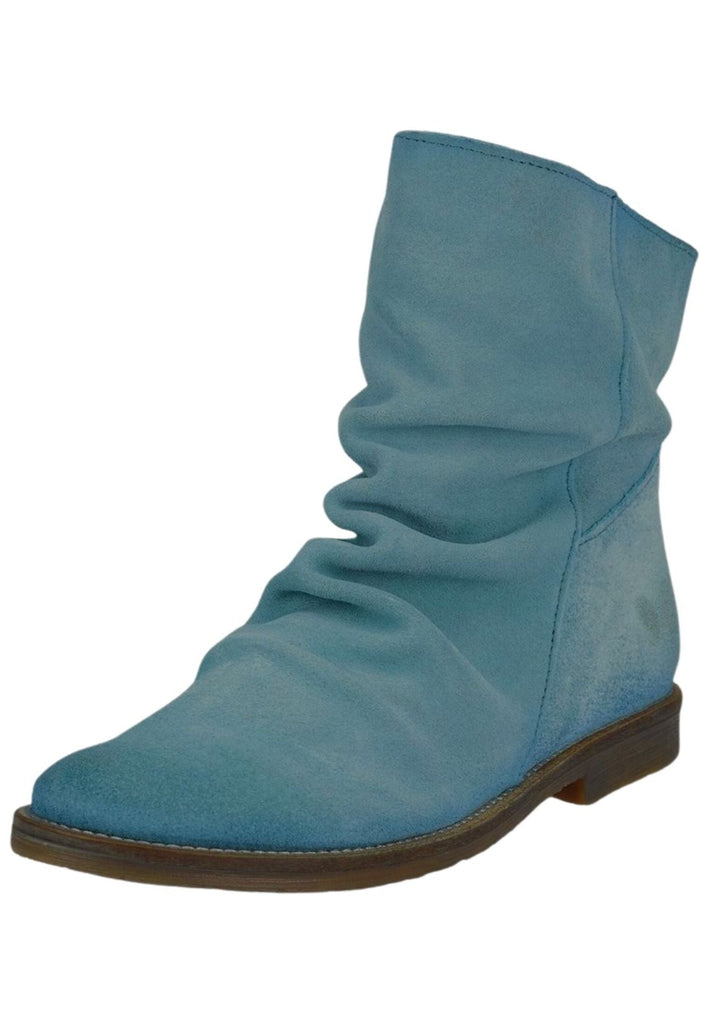 FELMINI Stiefelette Veloursleder Hellblau