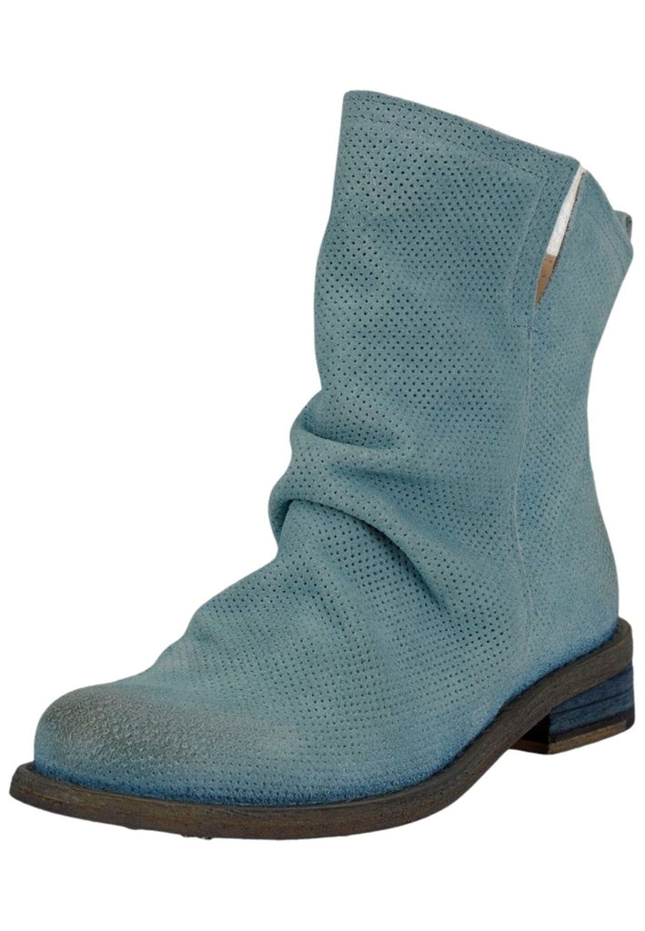 FELMINI Stiefelette Veloursleder Hellblau