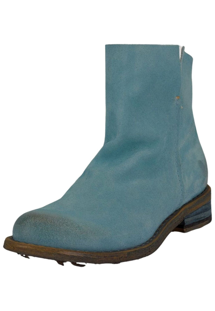 FELMINI Stiefelette Veloursleder Hellblau