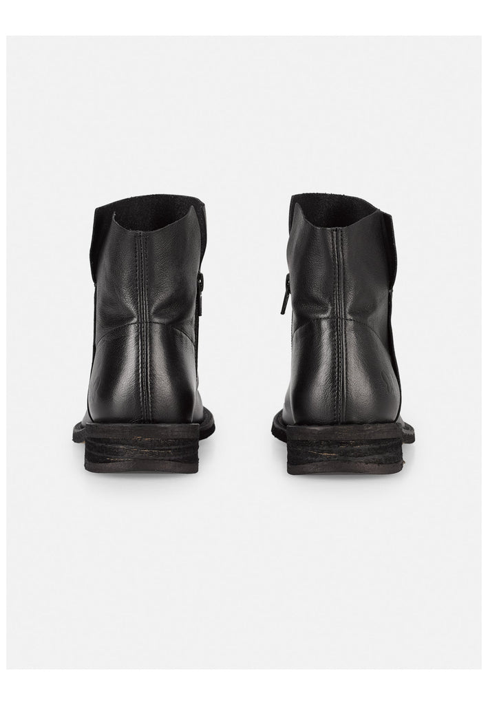 FELMINI Stiefelette Veloursleder Schwarz