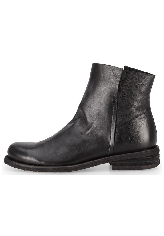 FELMINI Stiefelette Veloursleder Schwarz