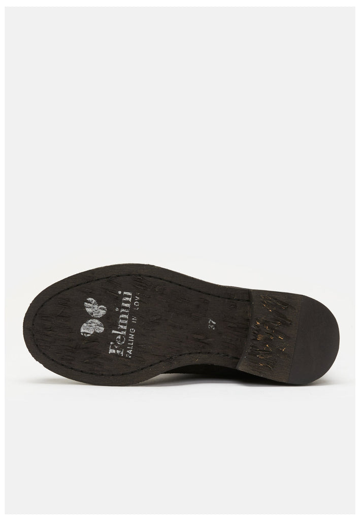 FELMINI Stiefelette Veloursleder Schwarz