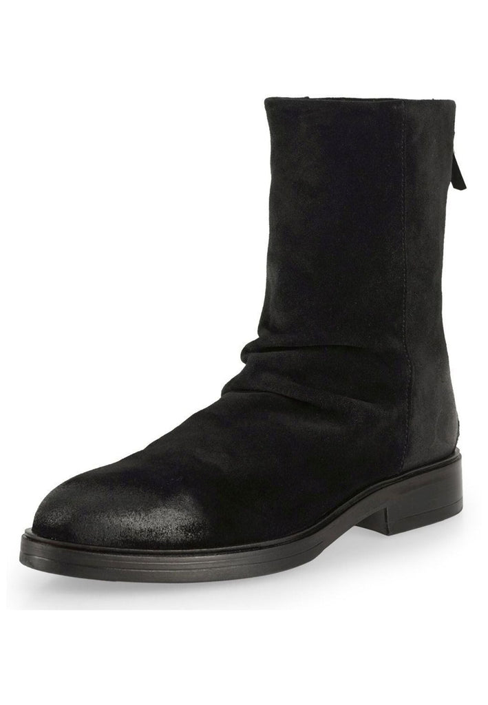 FELMINI Stiefelette Veloursleder Schwarz