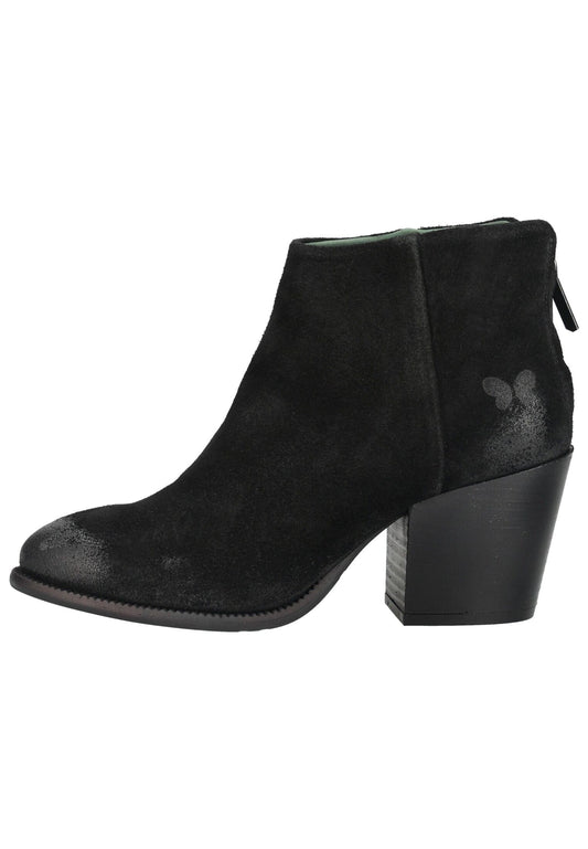 FELMINI Stiefelette Veloursleder Schwarz