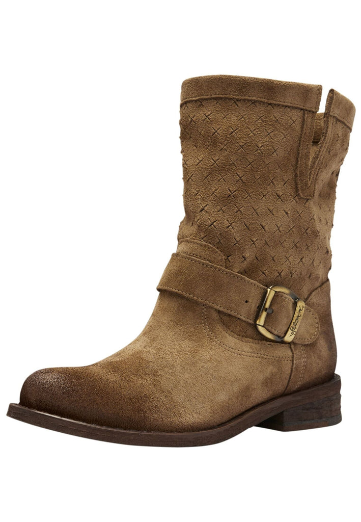 FELMINI Stiefelette Veloursleder Stone