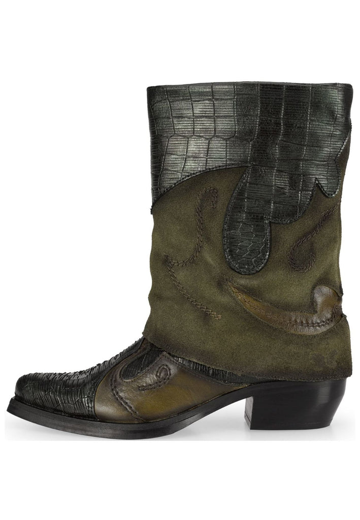 Stiefeletten FELMINI Stiefelette Leder Green