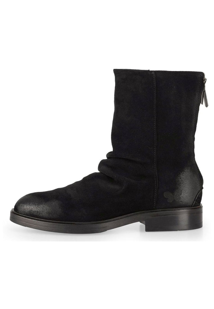 Stiefeletten FELMINI Stiefelette Veloursleder Schwarz