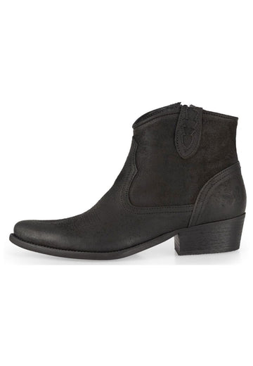 Stiefeletten FELMINI Stiefelette Veloursleder Schwarz