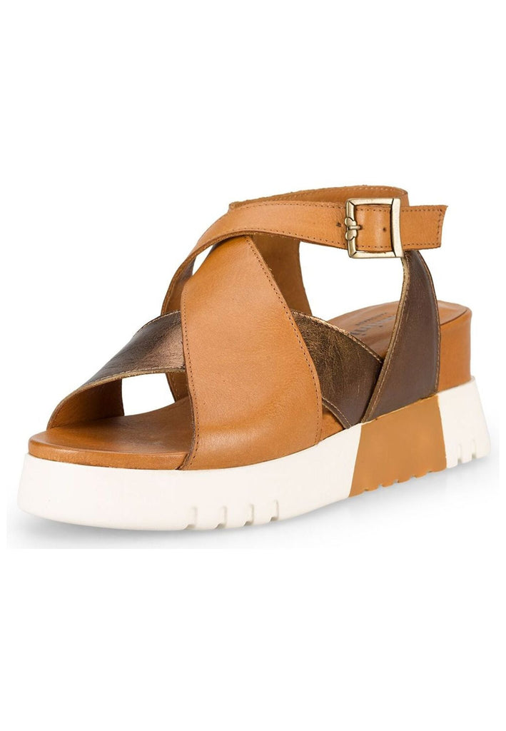 FELMINI WIDE FIT Sandalen Leder Braun