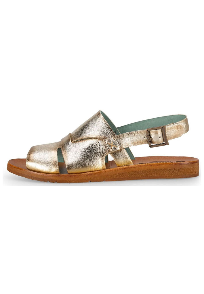 FELMINI WIDE FIT Sandalen Leder Gold