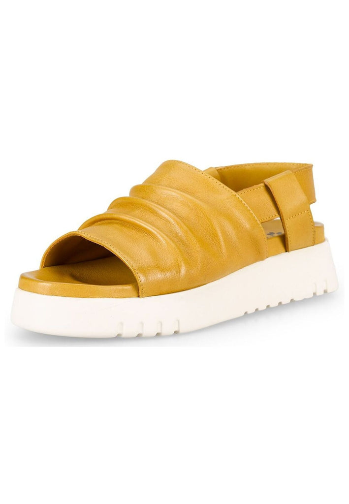 FELMINI WIDE FIT Sandalen Leder Mustard
