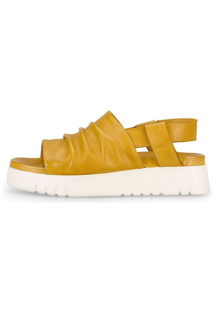 FELMINI WIDE FIT Sandalen Leder Mustard