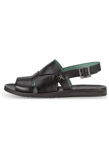 FELMINI WIDE FIT Sandalen Leder Schwarz