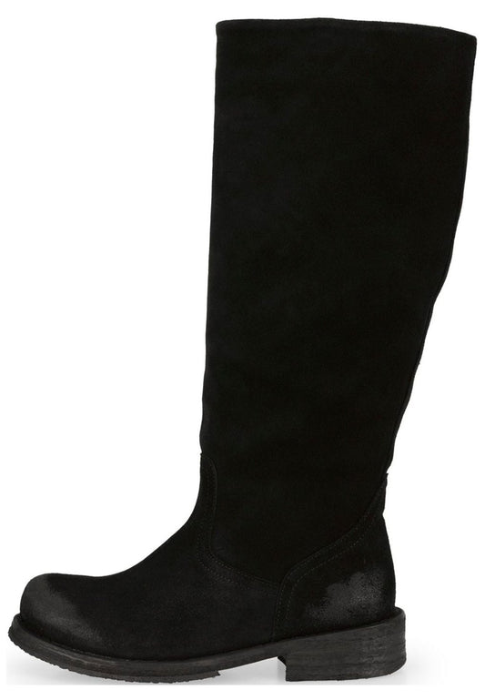 FELMINI WIDE FIT Stiefel Leder Black