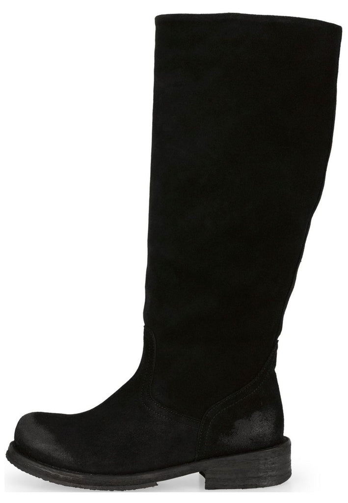 FELMINI WIDE FIT Stiefel Leder Black