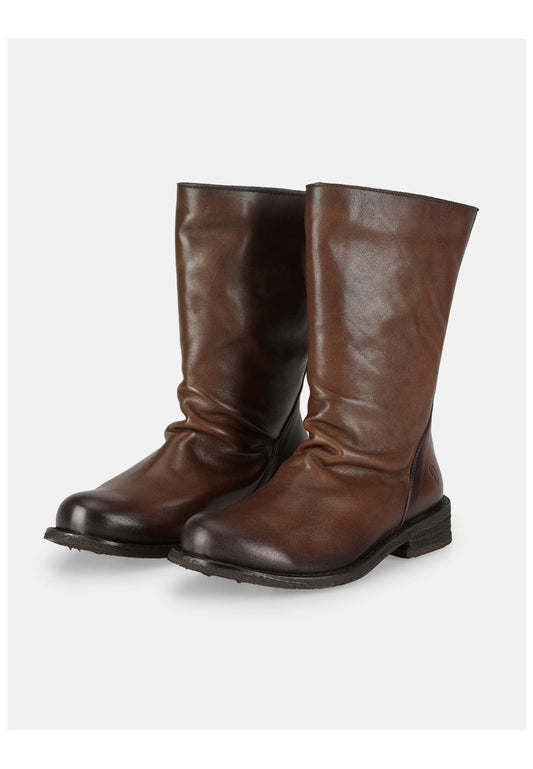 FELMINI WIDE FIT Stiefel Leder Braun