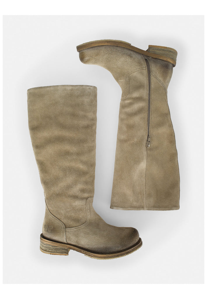 FELMINI WIDE FIT Stiefel Leder Grau