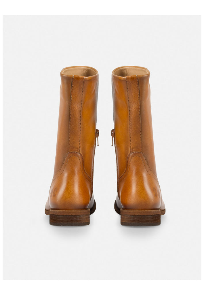 FELMINI WIDE FIT Stiefel Leder Mittelbraun