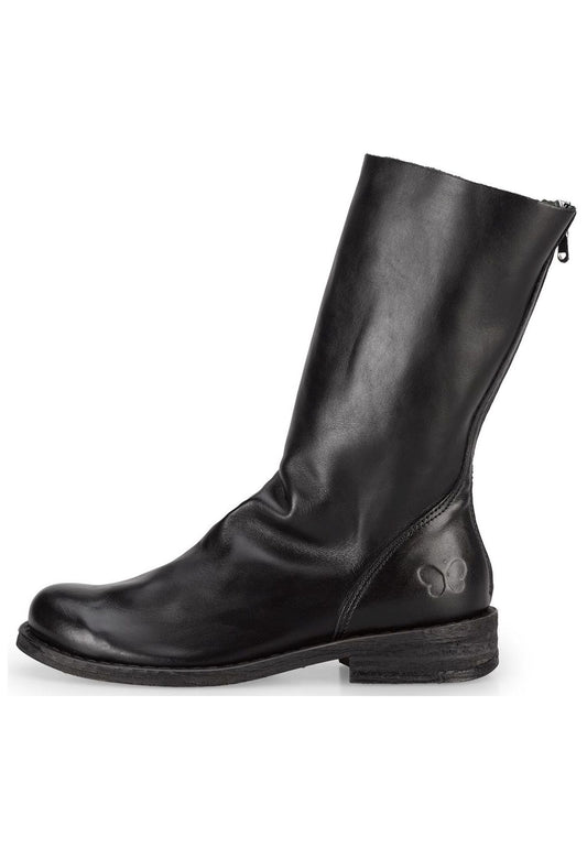 FELMINI WIDE FIT Stiefel Leder Schwarz