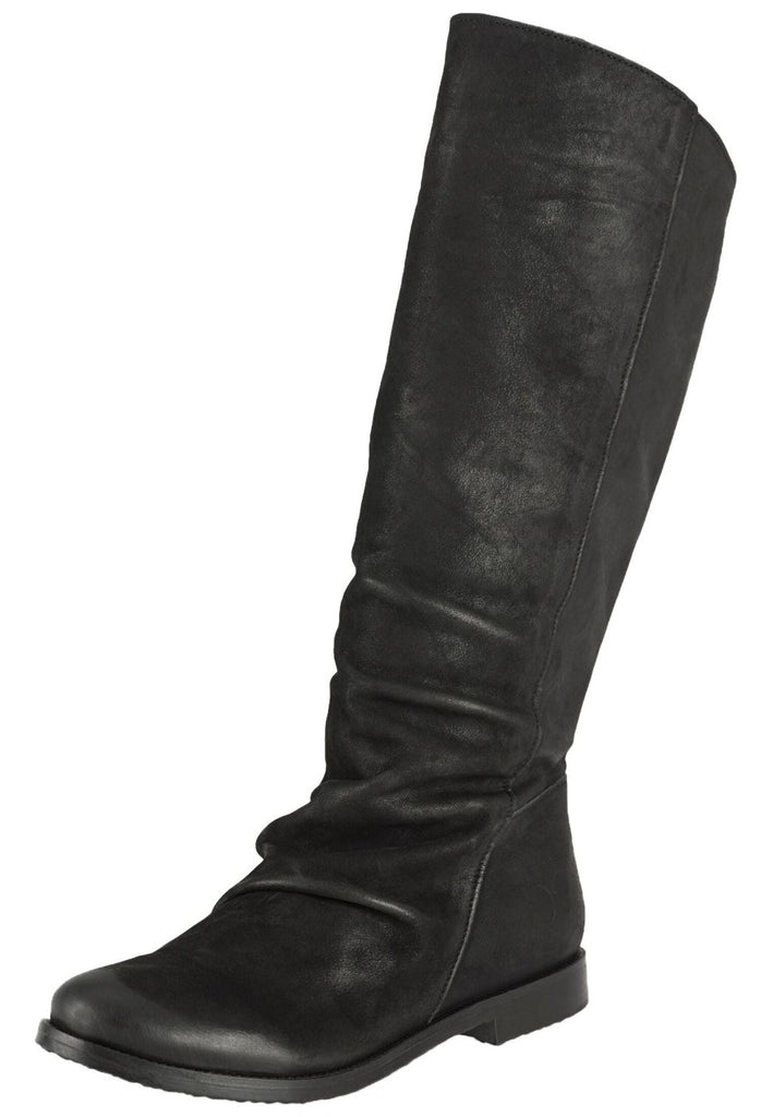 FELMINI WIDE FIT Stiefel Leder Schwarz