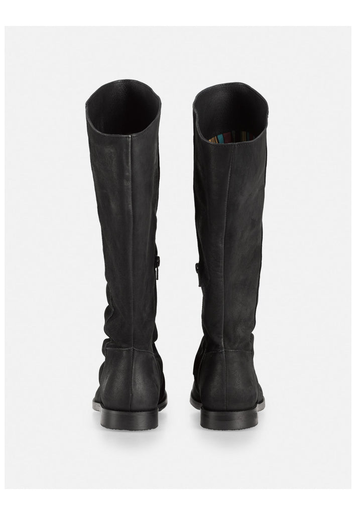 FELMINI WIDE FIT Stiefel Leder Schwarz