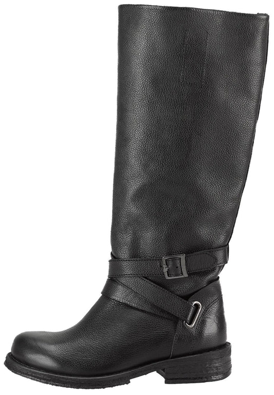 FELMINI WIDE FIT Stiefel Leder Schwarz