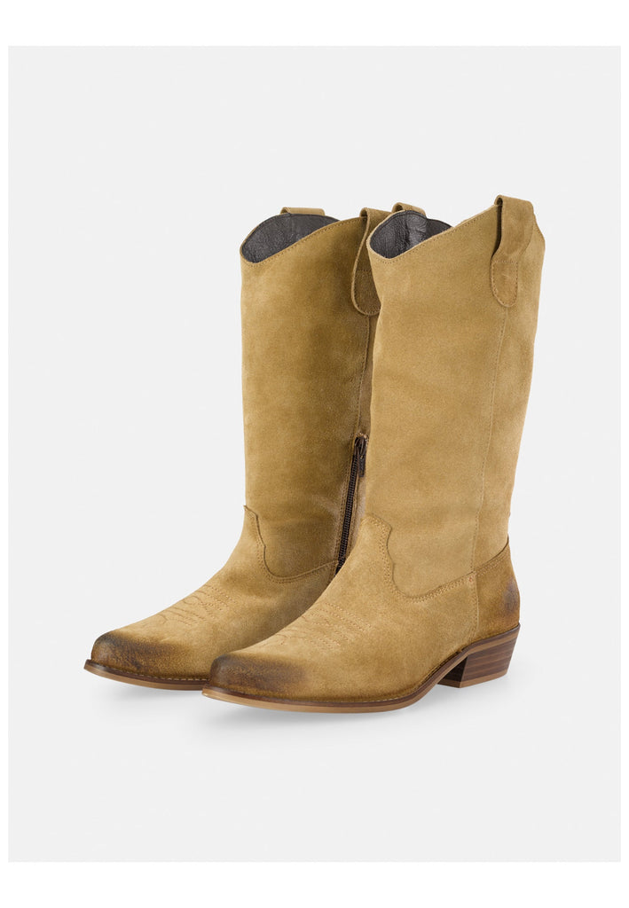 FELMINI WIDE FIT Stiefel Leder Stone