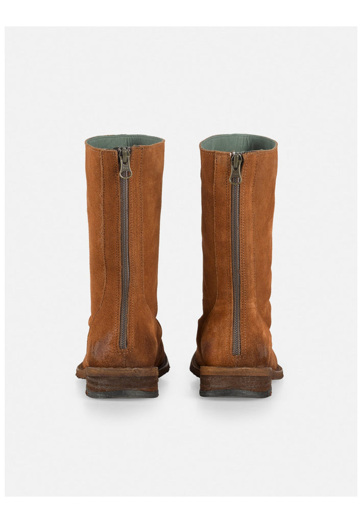 FELMINI WIDE FIT Stiefel Veloursleder Braun