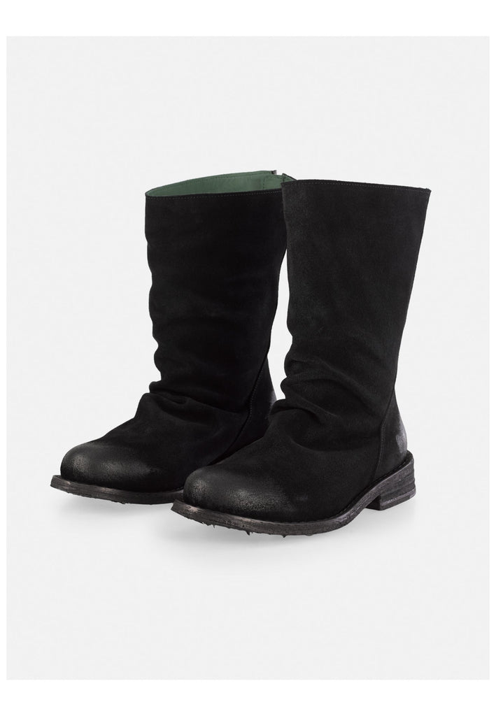 FELMINI WIDE FIT Stiefel Veloursleder Schwarz