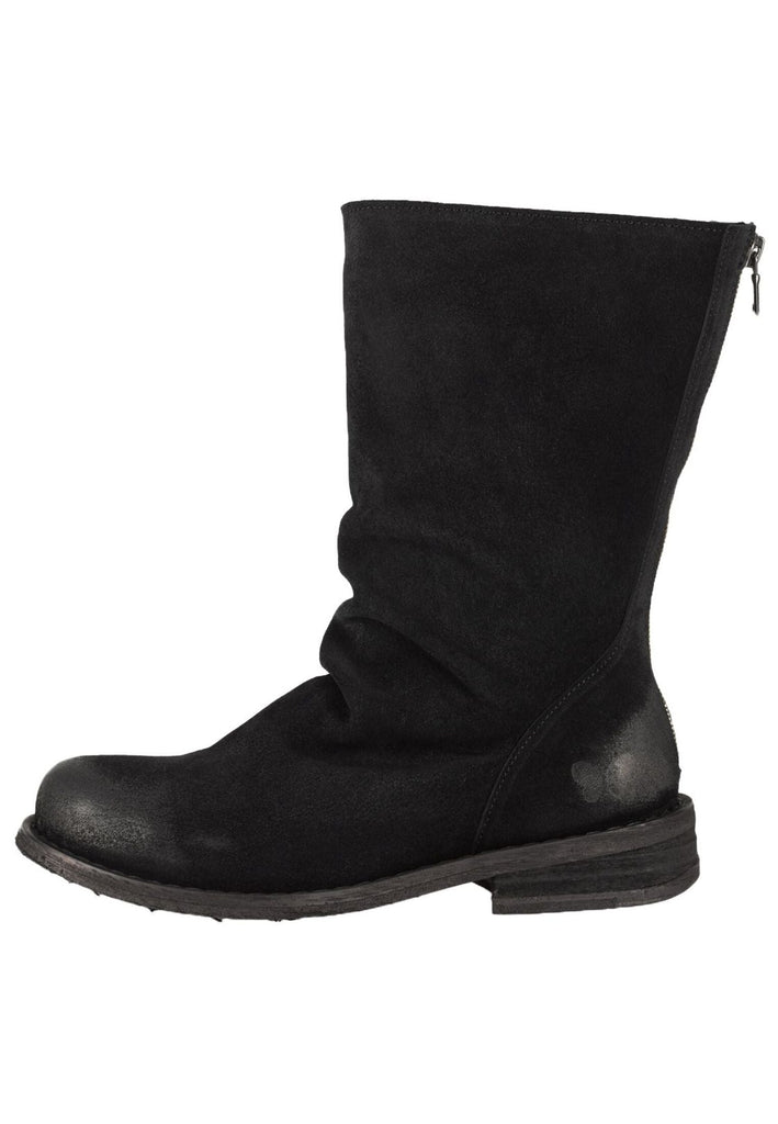 FELMINI WIDE FIT Stiefel Veloursleder Schwarz