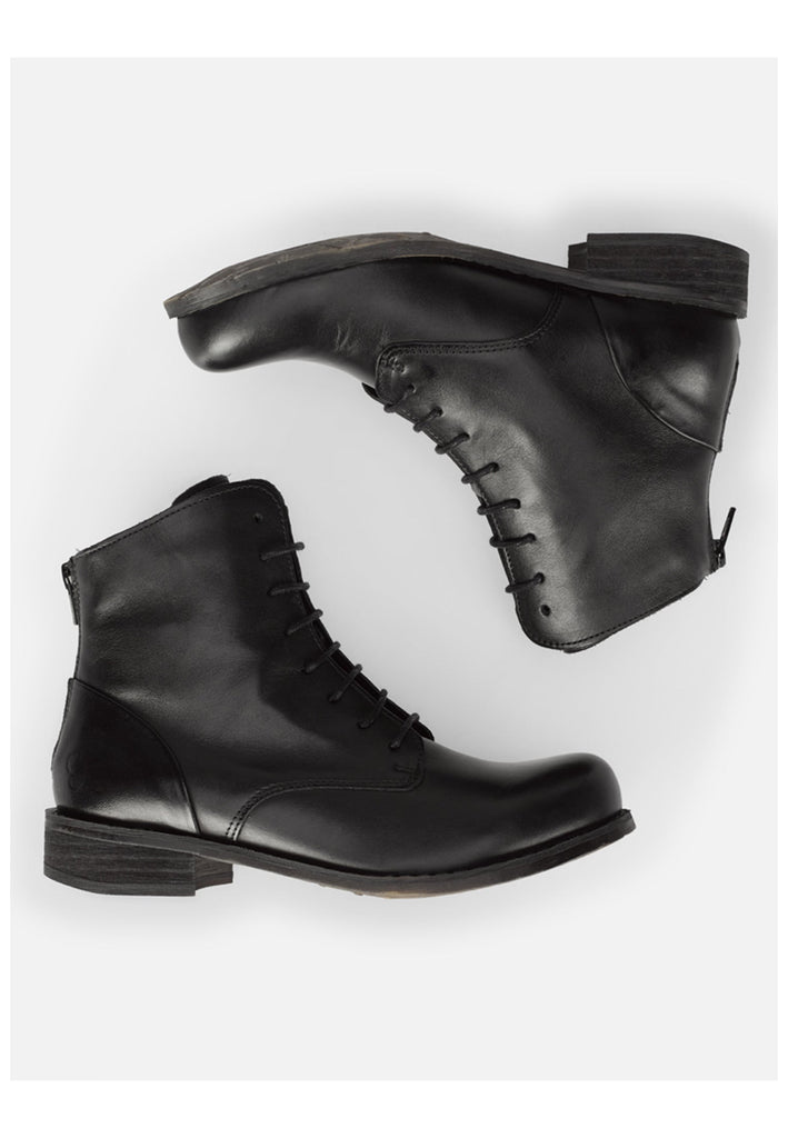 FELMINI WIDE FIT Stiefelette Leder Black