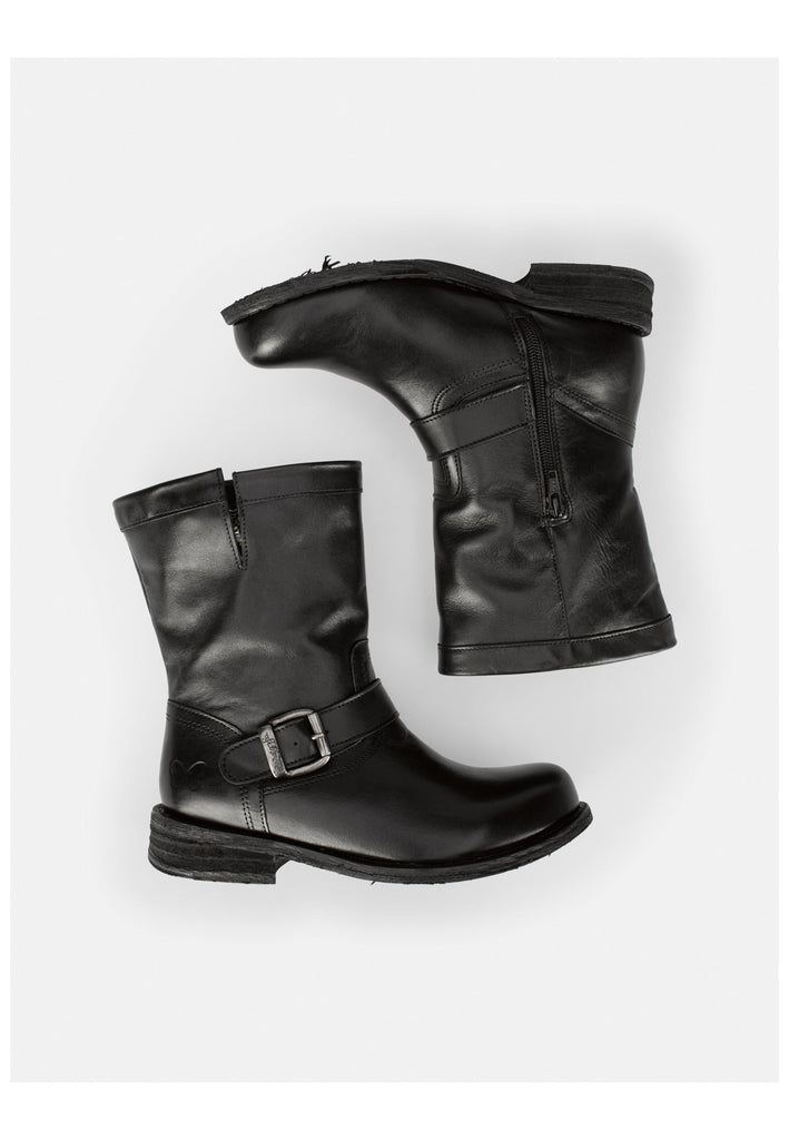 FELMINI WIDE FIT Stiefelette Leder Black