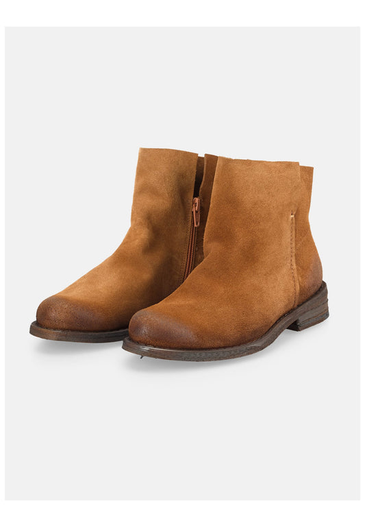 FELMINI WIDE FIT Stiefelette Leder Cognac