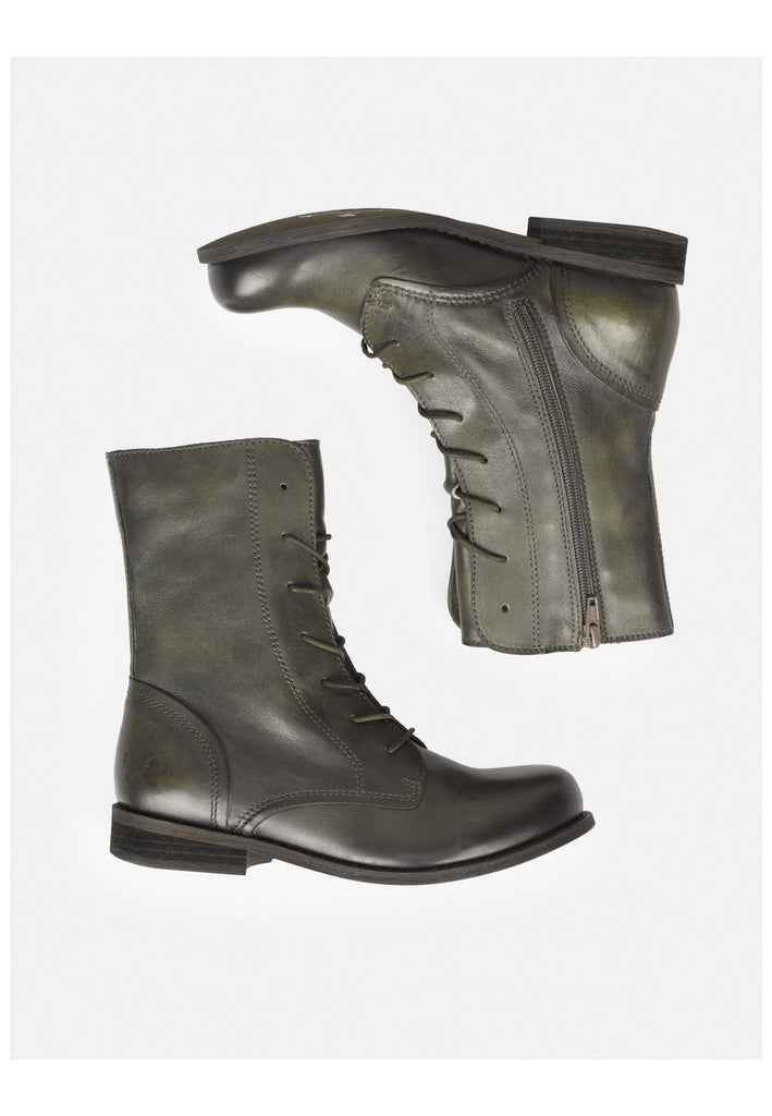 FELMINI WIDE FIT Stiefelette Leder Grün