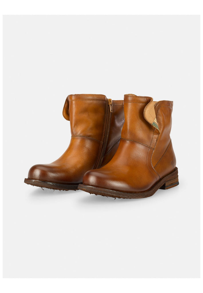 FELMINI WIDE FIT Stiefelette Leder Mittelbraun