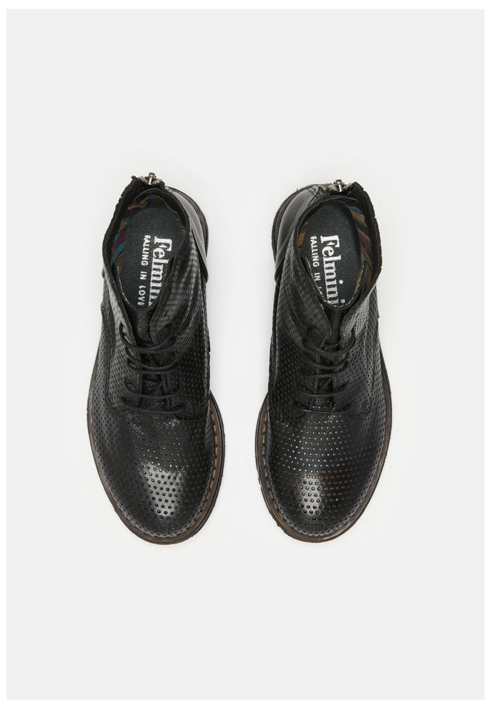 FELMINI WIDE FIT Stiefelette Leder Schwarz