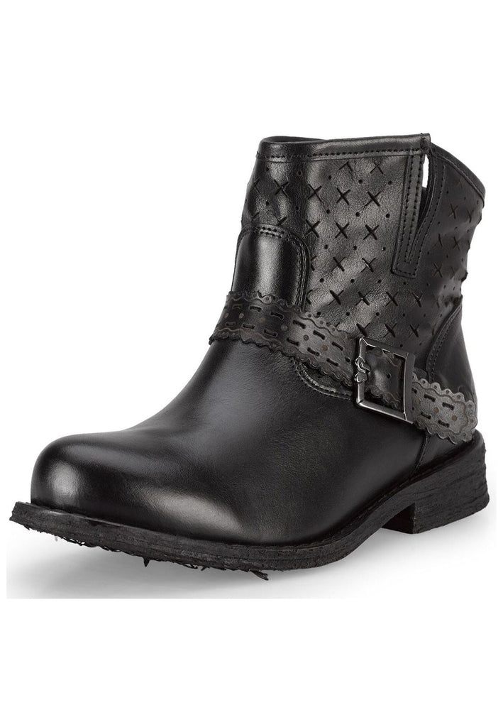 FELMINI WIDE FIT Stiefelette Leder Schwarz