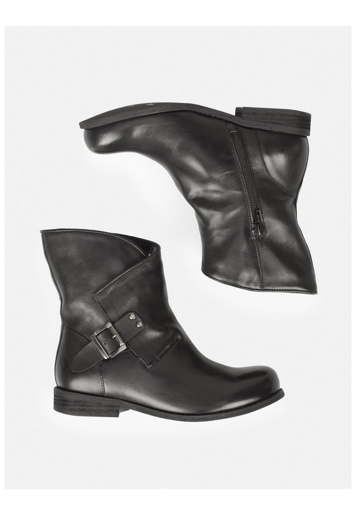 FELMINI WIDE FIT Stiefelette Leder Schwarz