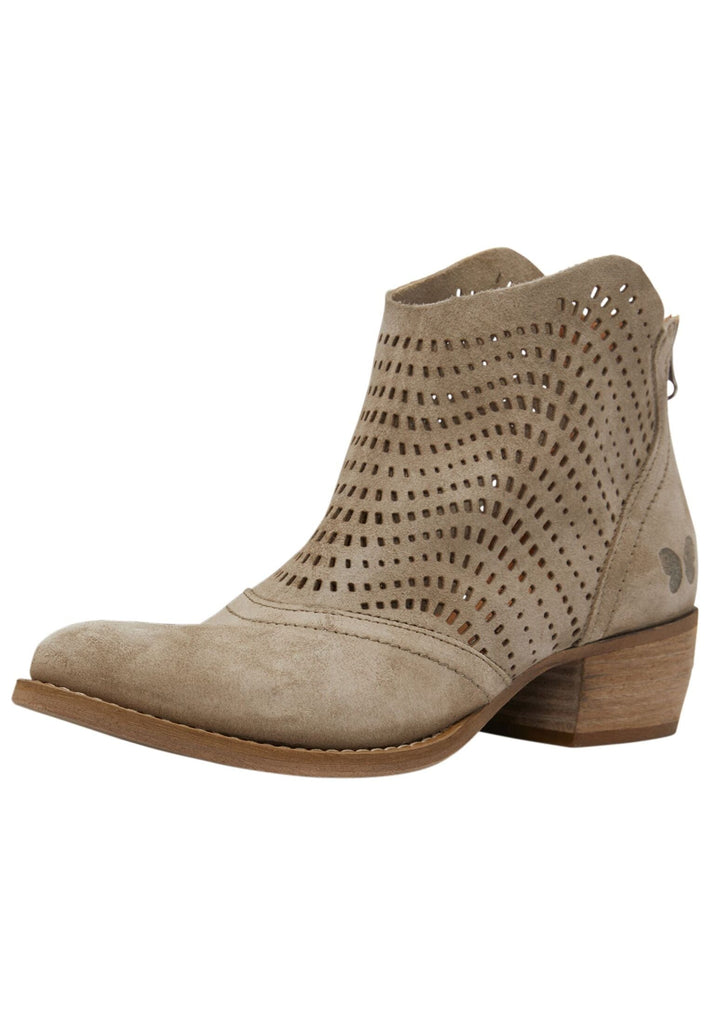 FELMINI WIDE FIT Stiefelette Veloursleder Braun/Grau