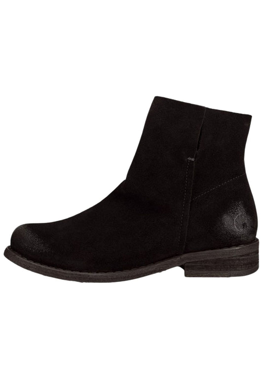 FELMINI WIDE FIT Stiefelette Veloursleder Schwarz