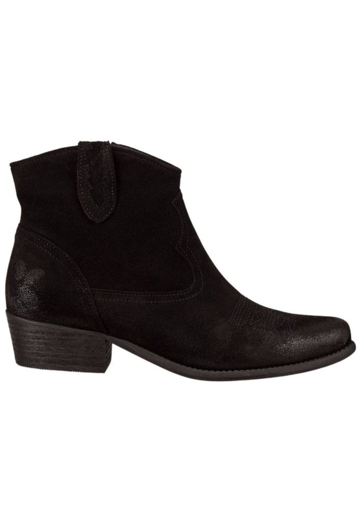 FELMINI WIDE FIT Stiefelette Veloursleder Schwarz Kombi