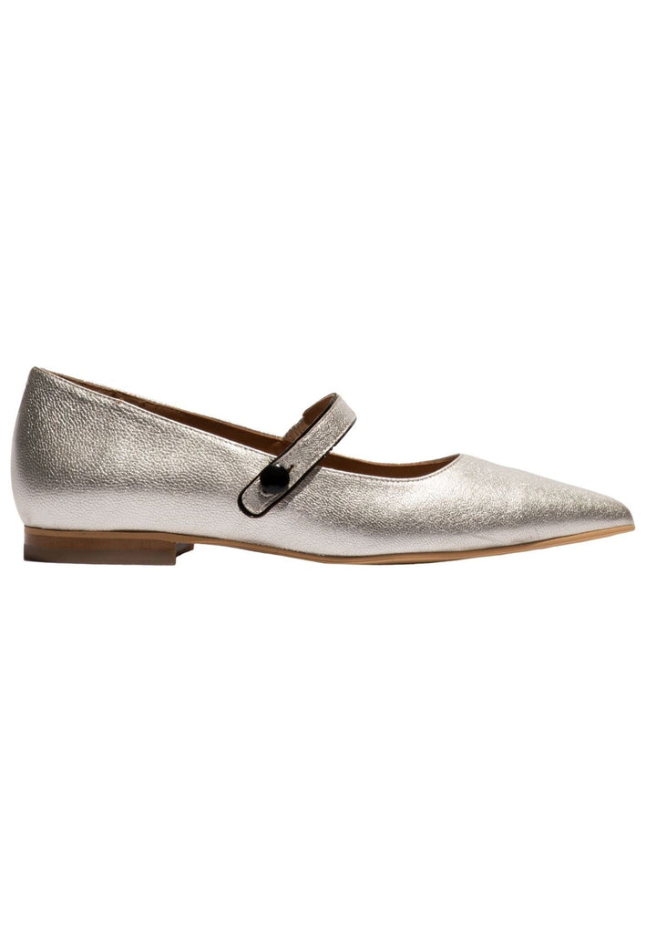 FLY London Ballerinas Leder Silber