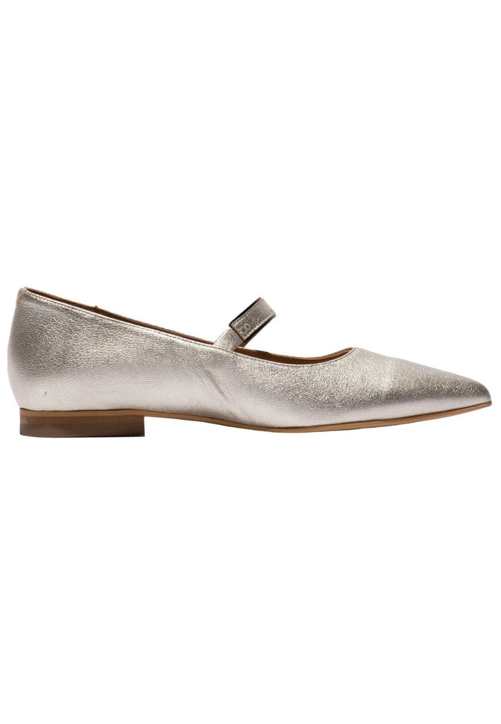 FLY London Ballerinas Leder Silber