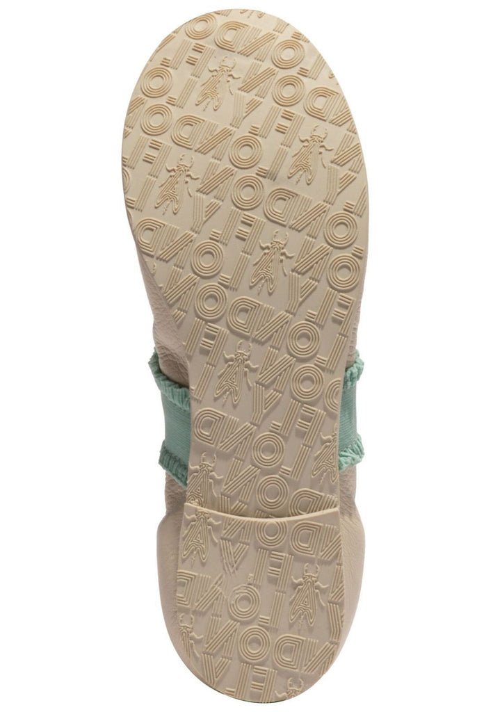 FLY London Ballerinas Leder/Textil Creme