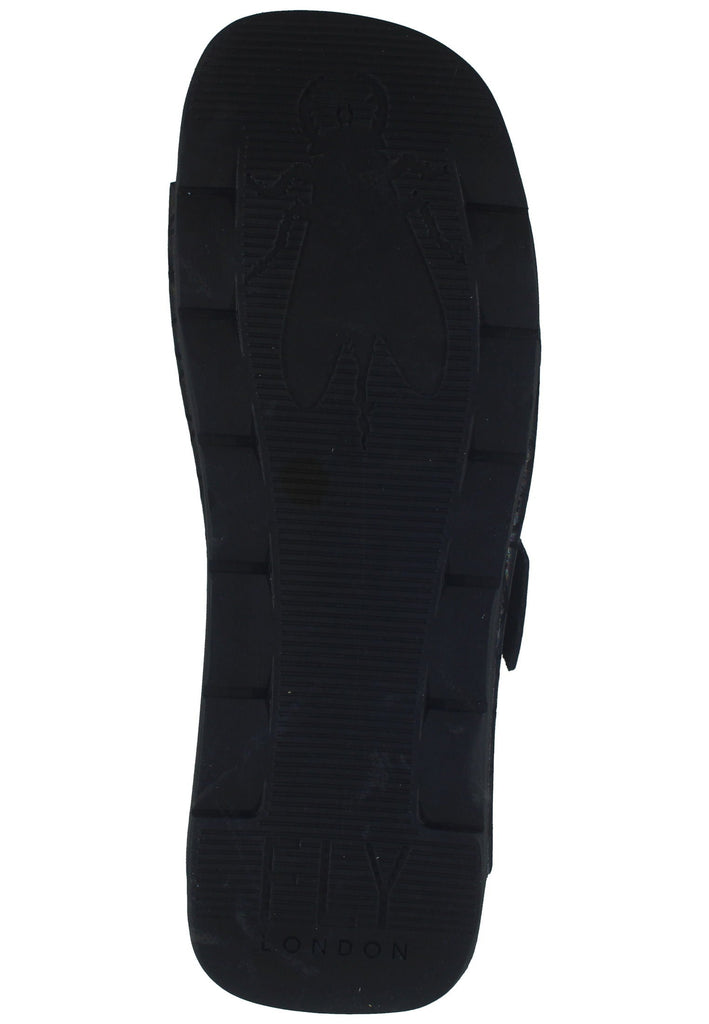 FLY London Pantoletten Leder Schwarz