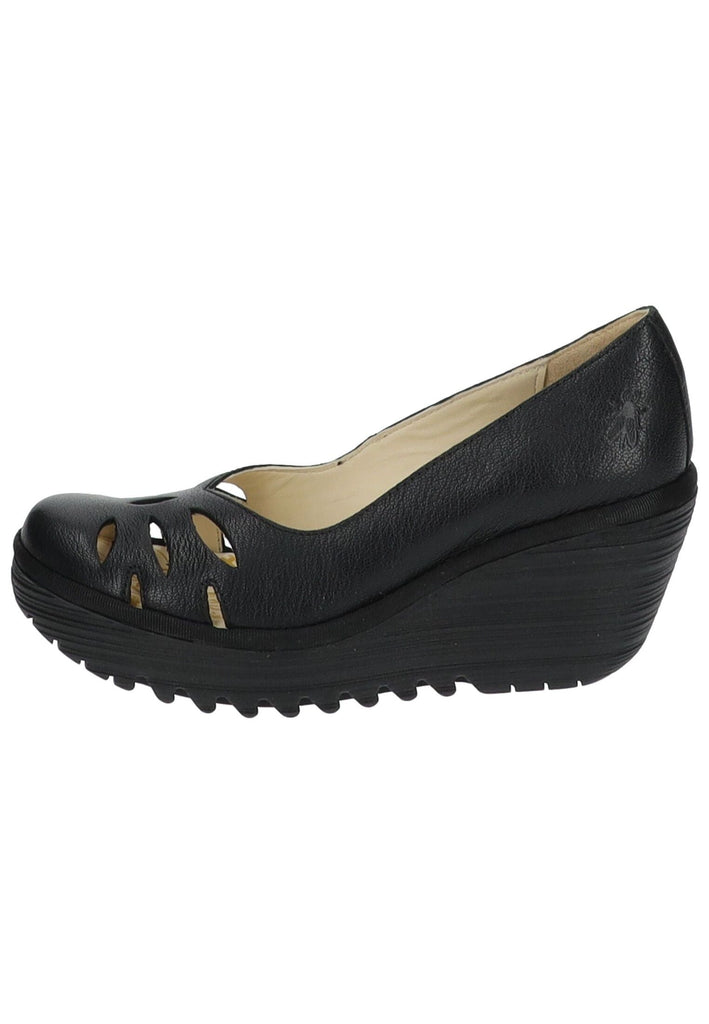 Pumps FLY London Pumps Leder Schwarz