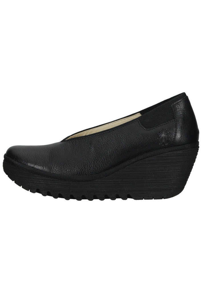 Pumps FLY London Pumps Leder Schwarz
