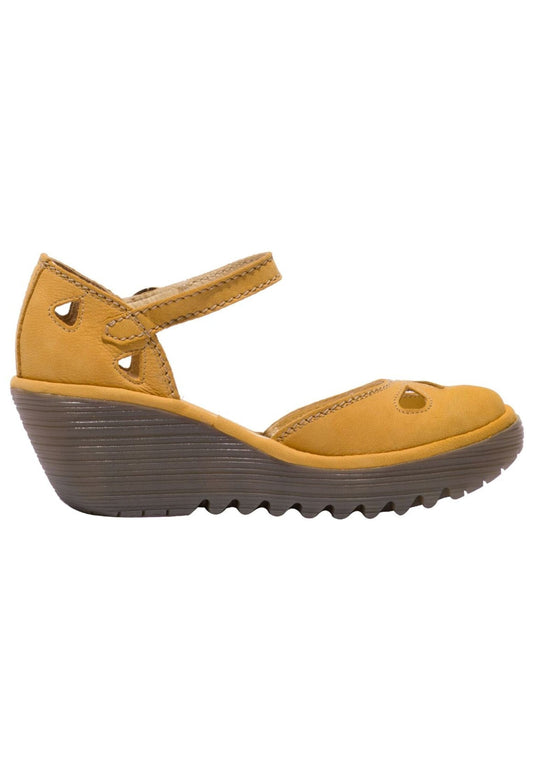 FLY London Pumps Leder Gelb